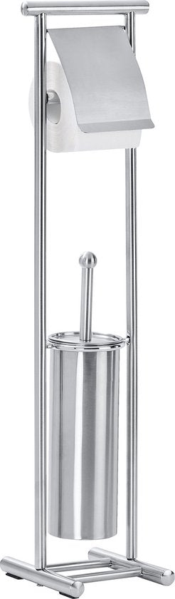 Wenko Toiletrol- En Toiletborstelhouder Lioni 76 Cm Rvs Chroom