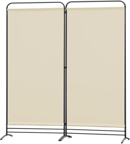 Angel Living Kamerscherm 2 Panelen - 162 x 180 cm - Beige