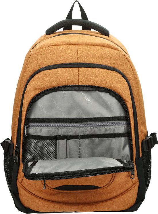Enrico Benetti Hamburg Laptop Rugzak - 17" Laptop, 35,5 liter - 62125 - Roest
