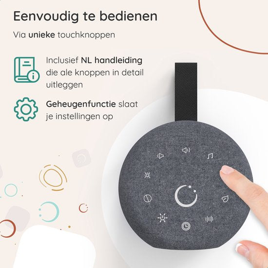 Numsy - Move White Noise Machine Baby - Witte Ruis Machine