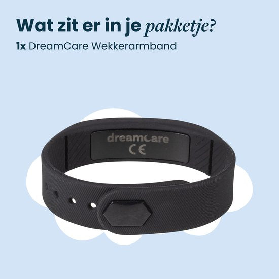 DreamCare Trilwekker - Wekker Armband - voor Diepe Slapers & Slechthorenden - Stappenteller Horloge - Stille Wekker