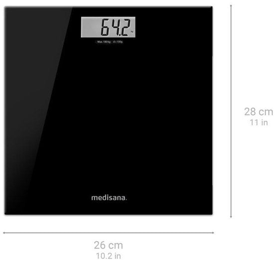 medisana PS 402 - Personenweegschaal - Zwart