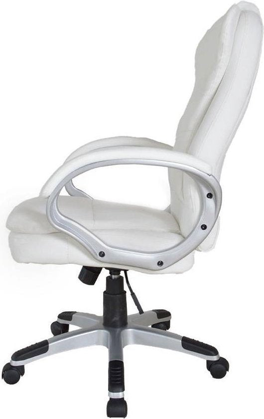 VDD Gaming Bureaustoel - Ergonomisch verstelbaar - Wit -  62x50x115cm