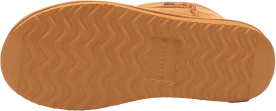 Alpacas Footwear – Dames - Echt suéde korte laarzen - Gevoerd met 100% zachte lamswol - Chestnut - 41