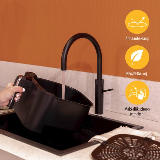 Tristar FR-9037 - Airfryer XXL - 6,2L - Met kijkvenster - 10 Bakprogramma's - PFAS-vrij