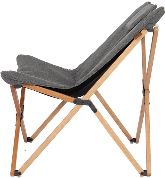 Bo-Camp - Urban Outdoor - Relaxstoel - Wembley - M - Nika - Grijs
