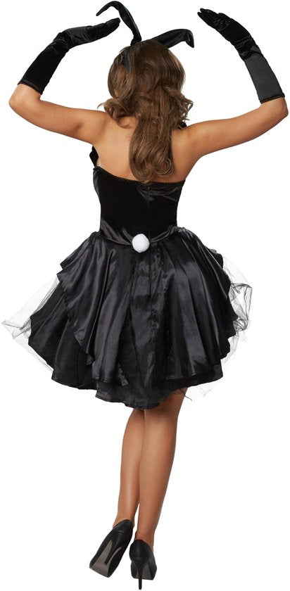 Dressforfun Sexy konijn L - verkleedkleding kostuum halloween verkleden feestkleding carnavalskleding carnaval feestkledij partykleding - 302122