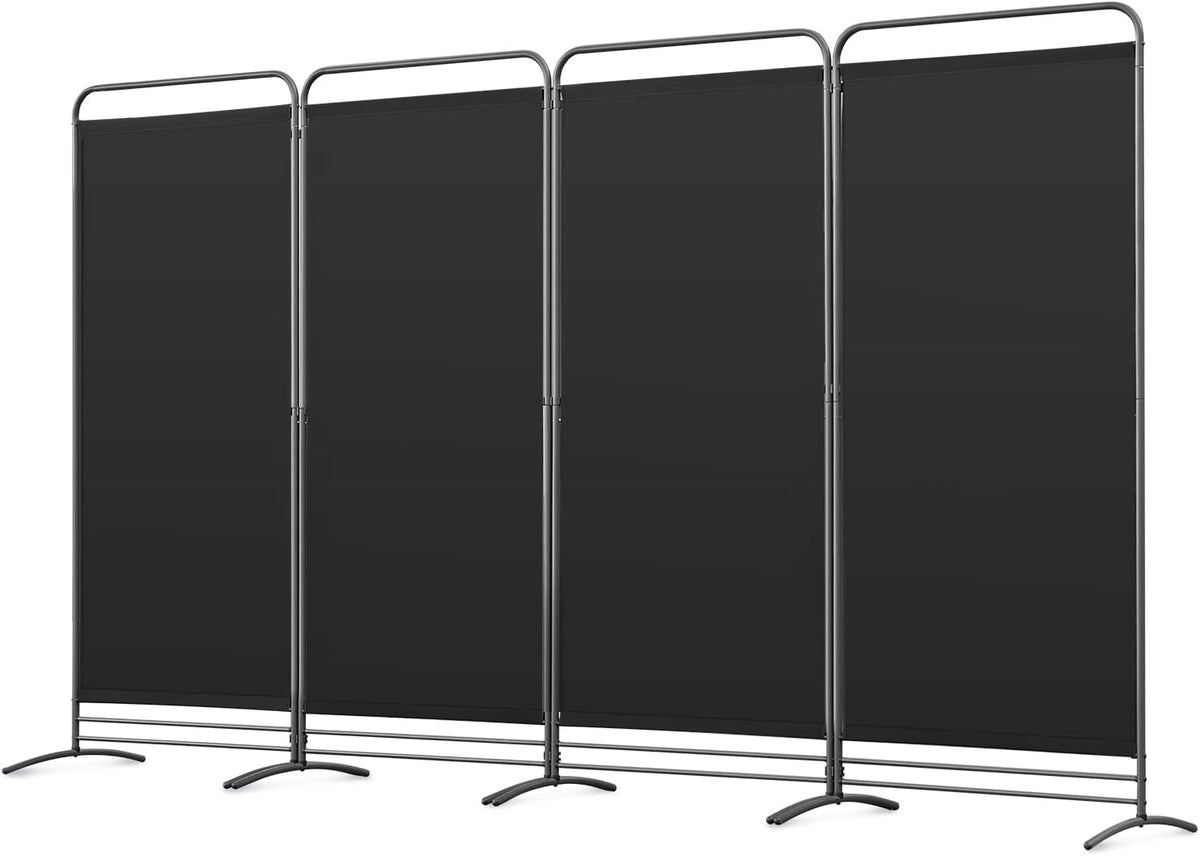 Angel Living Kamerscherm - 4 Panelen - 324 x 180 cm - Zwart