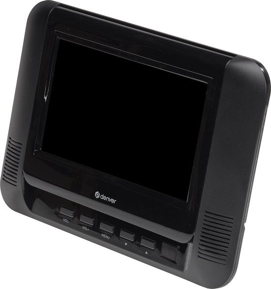 Denver Draagbare DVD Speler Auto - 7 inch - 2 schermen - Wintersport - Incl. Hoofdsteunhouder - USB - MTW793