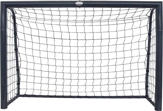AXI Voetbaldoel Cristiano 180x120cm Antraciet - Incl. grondankers - gepoedercoat stalen frame
