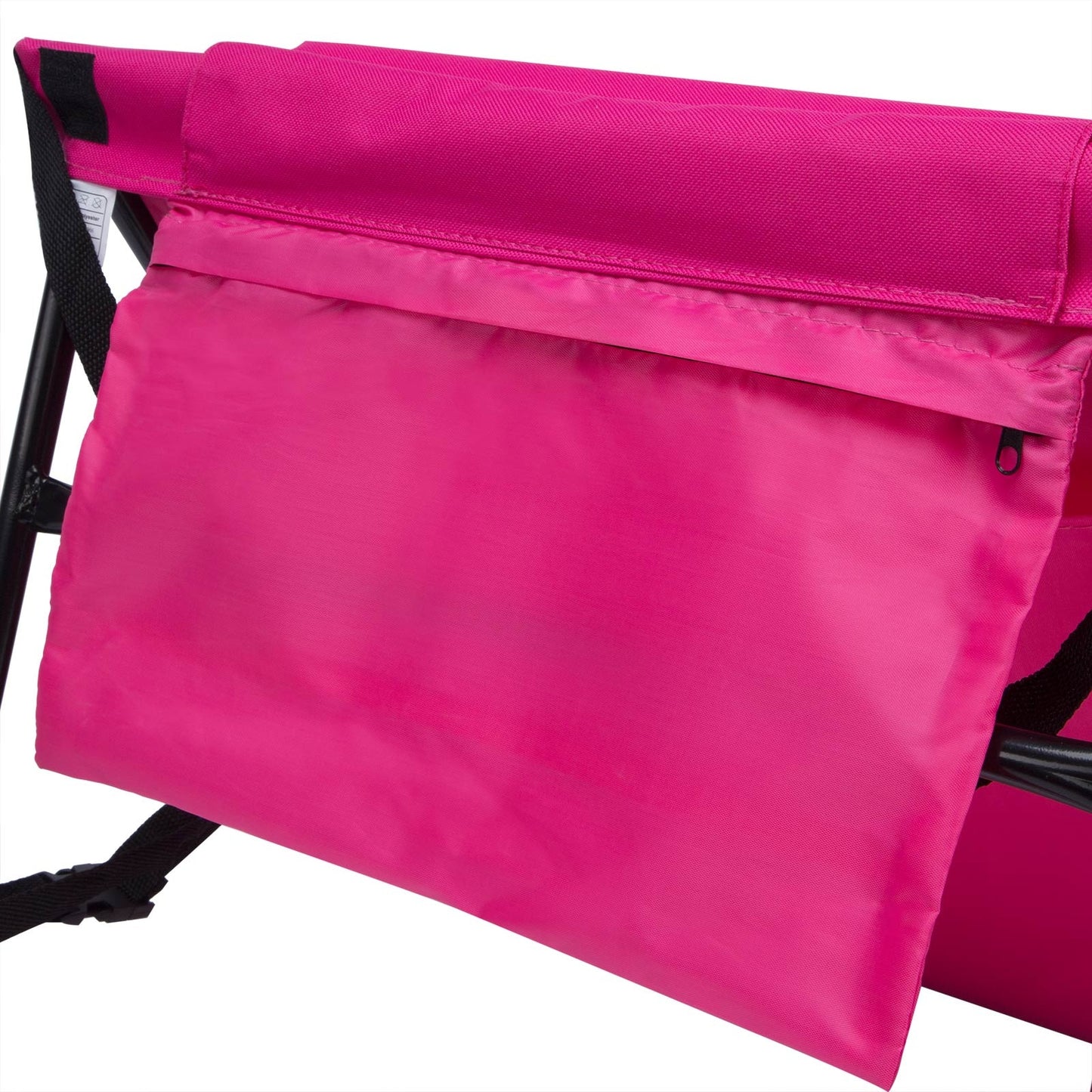 Detex Strandmat Rugleuning Draagriem Zijtas 158x56x45,5cm Roze