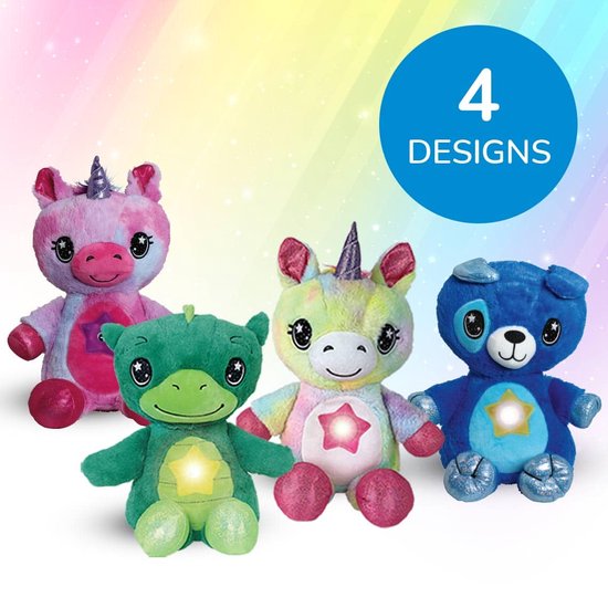 StarBelly Dream Lites - Regenboog Eenhoorn - knuffel - Sterrenprojector - Nachtlampje - Kinderen