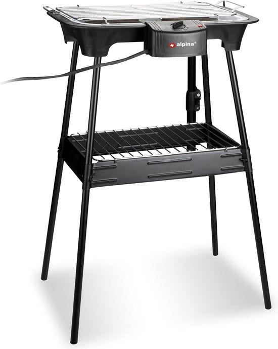 alpina BBQ - Elektrisch - 2-in-1 - Binnen en Buiten - 2000W