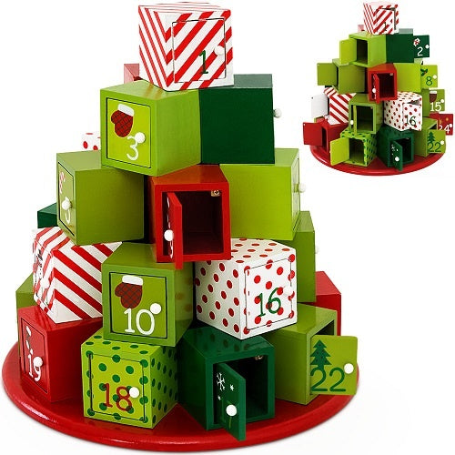 Spielwerk Herbruikbare Adventskalender - Cadeauberg 24 Deuren