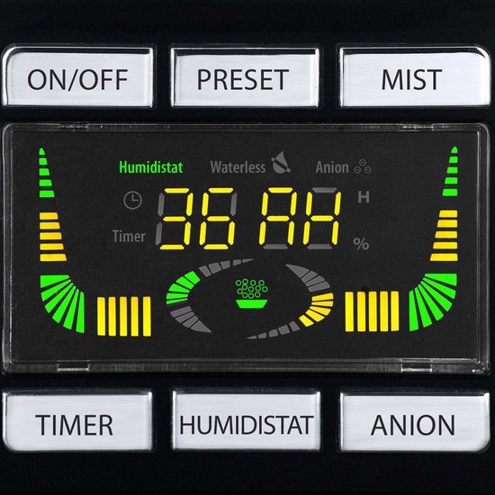 Medisana AH 665 Luchtbevochtiger - 4,5L - Hygrometer - Voor 30 m²