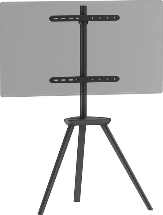 VDD TV Standaard met Anti-Slip Voeten & Schildersezel - Zwart - Tot 65 inch
