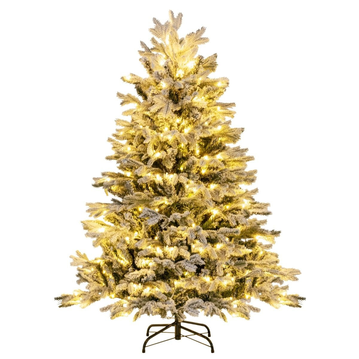 Coast Kunstkerstboom met Sneeuw en 200 LED-lampjes - 146cm
