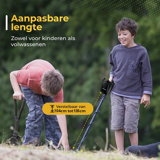 ODESSEY Metaaldetector - met Pinpointer - Kind - Volwassene - Professioneel - Avonturier