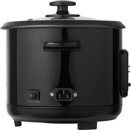 Tomado TRC1001B - Rijstkoker - 5 porties - Inhoud 1 liter - Warmhoudfunctie - Anti aanbaklaag - PFAS vrij - Zwart