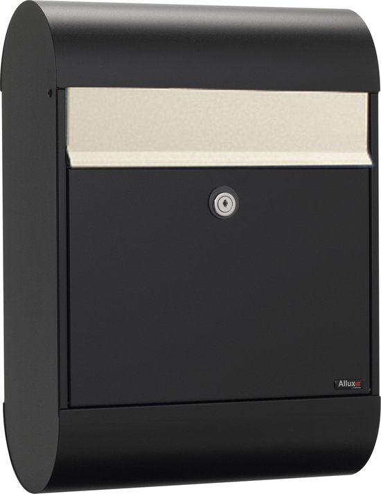 Allux 6000 zwart/zilver brievenbus