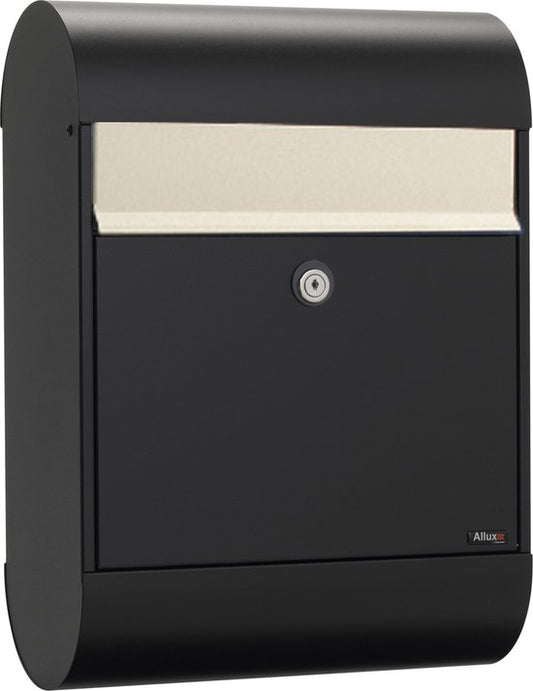 Allux 6000 zwart/zilver brievenbus
