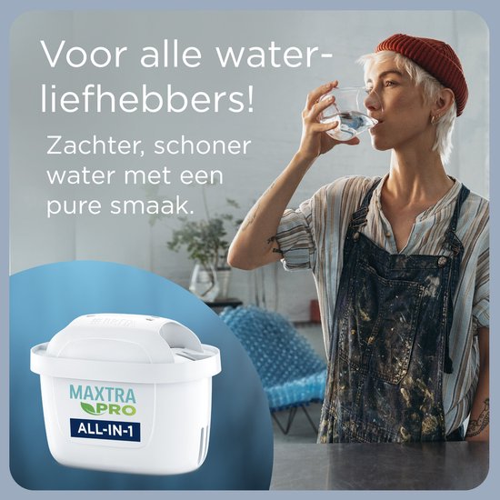 BRITA - Waterfilterkan - Marella XL - 3,5L - Wit - incl. 1 MAXTRA PRO ALL-IN-1 filterpatroon