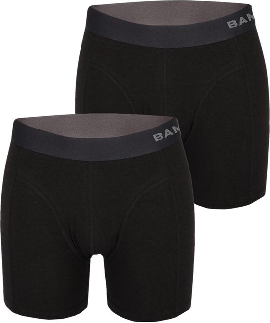 Bamboo - Boxershort Heren - Bamboe - 2 Stuks - Zwart - XL - Ondergoed Heren - Heren Ondergoed - Boxer - Bamboe Boxershorts Voor Mannen