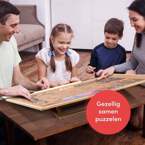 Diydash Puzzelplaat verstelbaar - Voor 1000 stukjes - Puzzel - Tafel - Map - Mat - Bord - Plank - Matten - Lades - Sorteerbakjes - Koffer