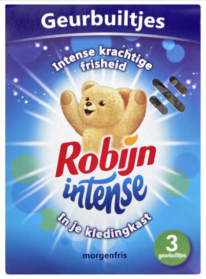 Robijn Intense Geurbuiltjes - 3 Stuks - Parfumparels - Kledingkast