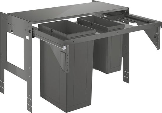 GROHE Inbouw prullenbak - 2 afvalbakken (1x29L en 1x11L) - 40982000