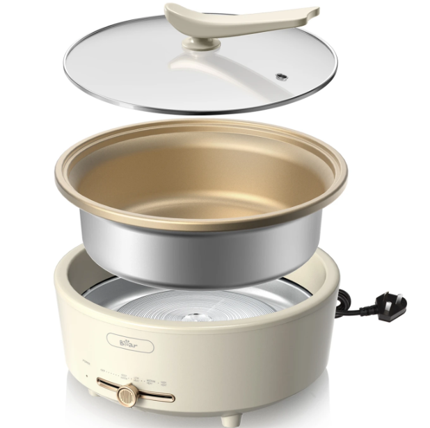 Bear - DHG-P50F1 - Elektrische Hotpot 5L - 36,9 x 31,2 x 23,6 cm