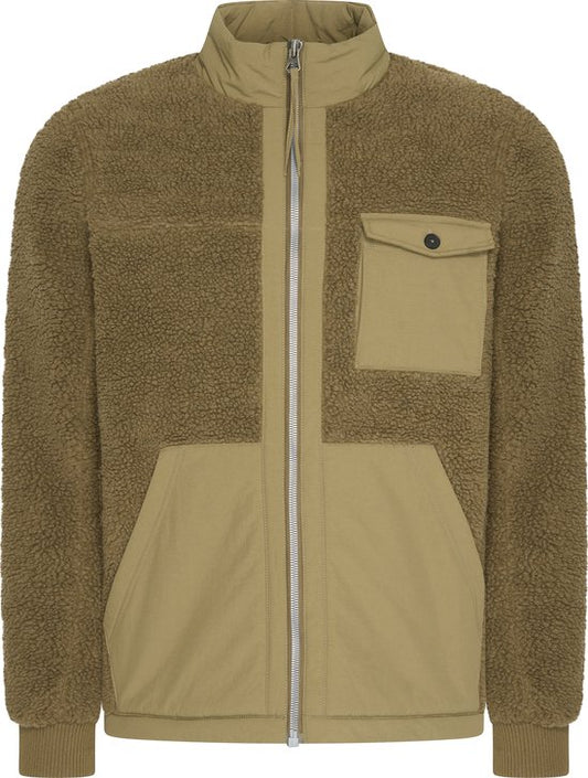 Mario Russo Teddy Jas Stockholm - Jas heren - Winterjas heren - Vest heren - Leger Groen - M