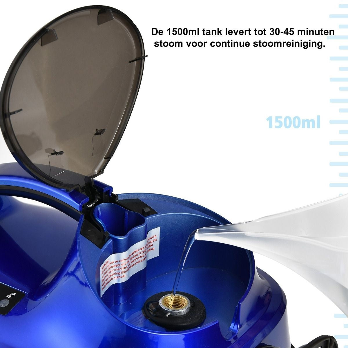 Coast Stoomreiniger - 2000W - Incl. 19 Accessoires - Blauw