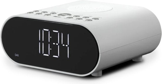 Roberts Radio Ortus DAB Charge Klok Analoog & digitaal Wit