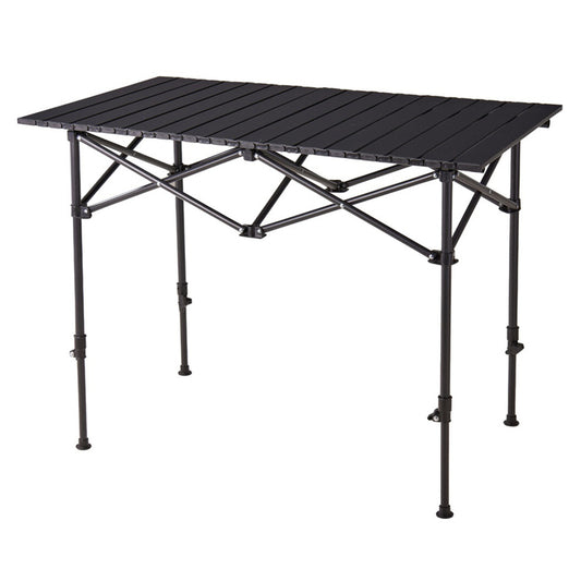 Campingtafel Inklapbaar X51000040 - Metaal/Kunststof - 95x55 cm - Zwart