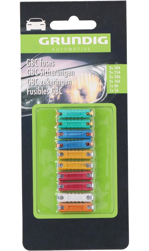 Autozekeringen - GBC - 10 Stuks - Grundig