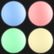 tectake Luminous Globe LED Tuinlamp – 40 cm – RGB 16 Kleuren – Afstandsbediening – Wit