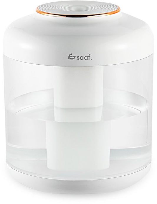 Luchtbevochtiger - 1.5L - Humidifier - Draadloos & Oplaadbaar - Aromadiffusers - Fluisterstil - Wit - van Saaf