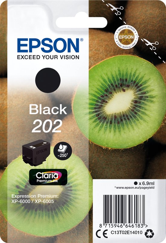 Compatibele inktcartridge Epson C13T02E14020 Zwart