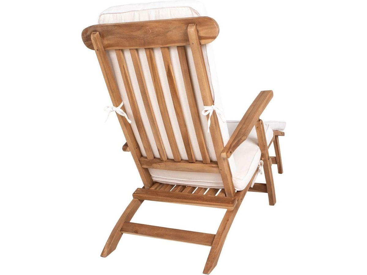 House Nordic Arrecife Kussen voor Ligstoel - Katoen - Wit - 50 x 120 cm