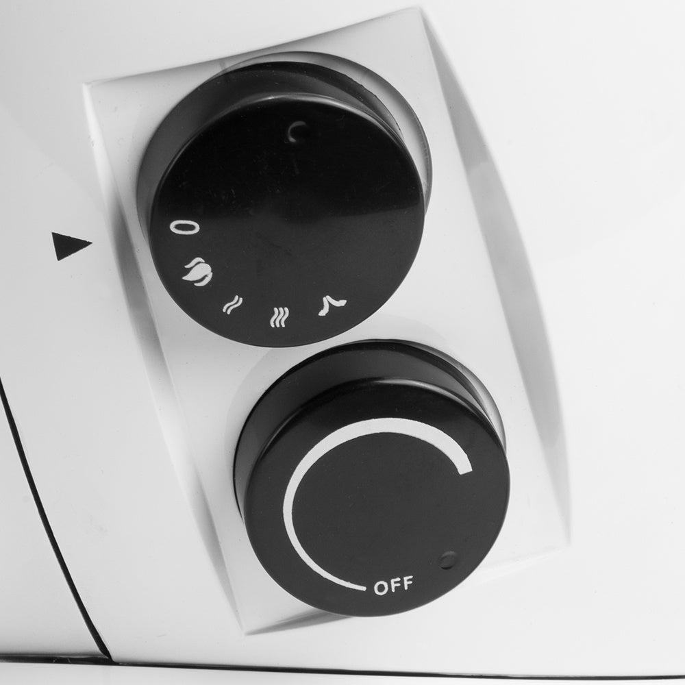 Monzana Elektrische Kachel - LED Vlam effect 2 Standen \\u2013 Wit