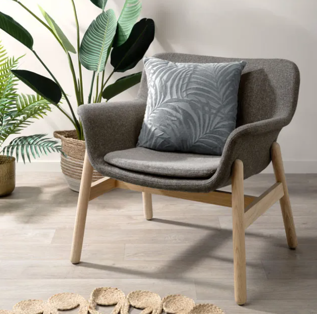 Home&Comfort Sierkussen Shaved Flannel Velvet - Frost Grey - 40 x 40 cm
