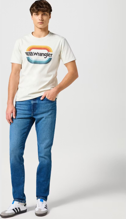 Wrangler River Jeans Heren Raindrop W31/L32 – Comfortabele tapered fit, duurzaam denim