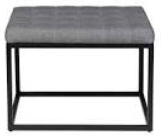 WENKO BANK MET AMANDOLA KUSSEN, 59 X 45,5 X 39 CM, DRAAGVERMOGEN TOT 120 KG