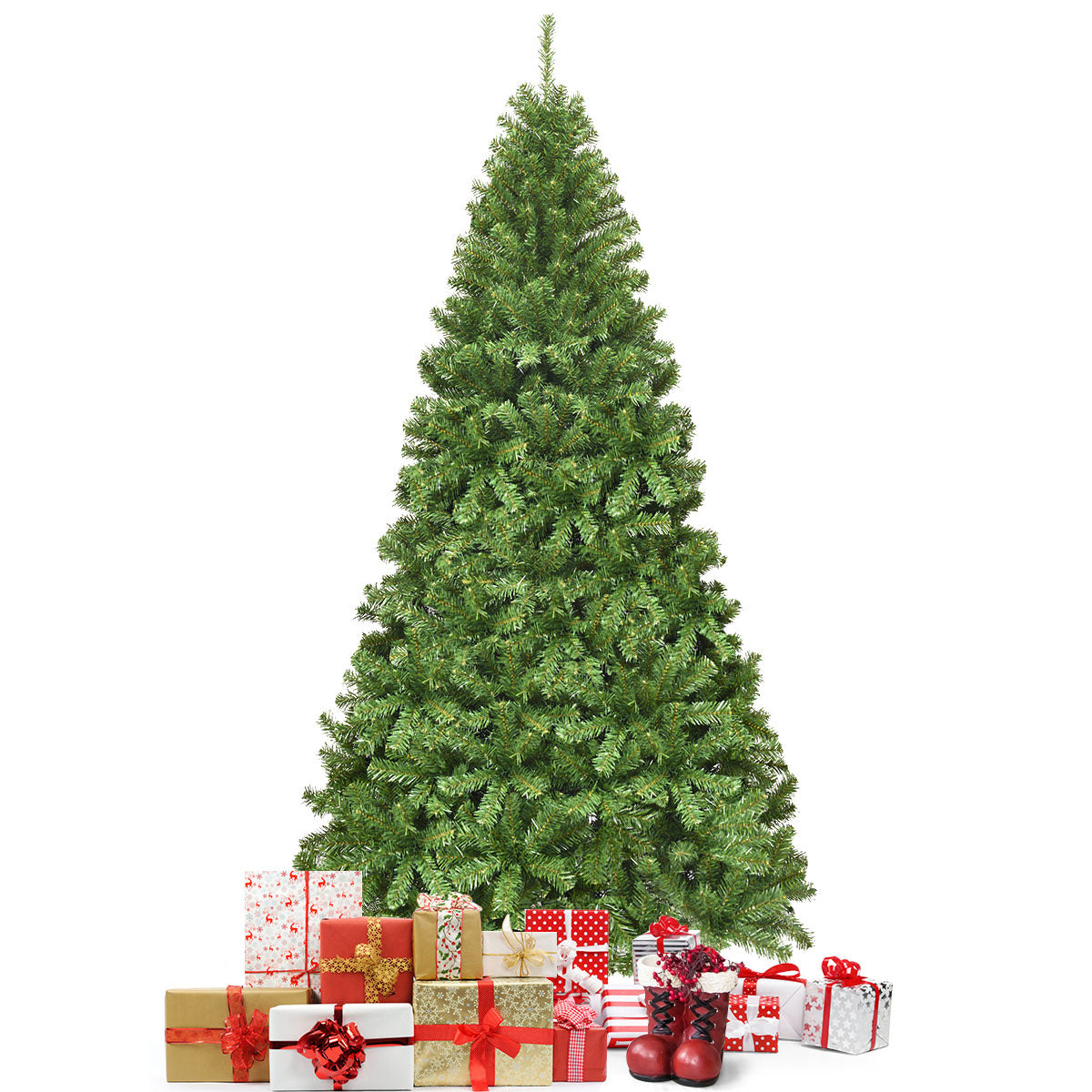 Coast Kunstkerstboom Groen – 130 x 225 cm – 1346 Takpunten met Metalen Standaard