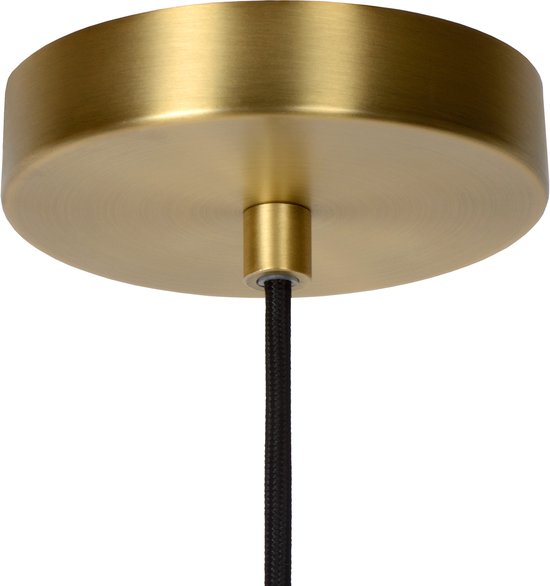 Lucide MALOTO - Hanglamp - Ø 30 cm - 1xE27 - Amber