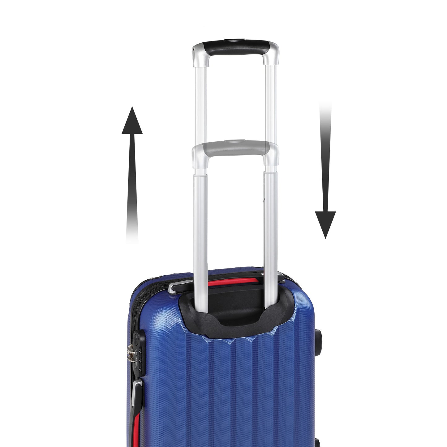 Deuba Koffer hard behuizing Basislijn Blauw M