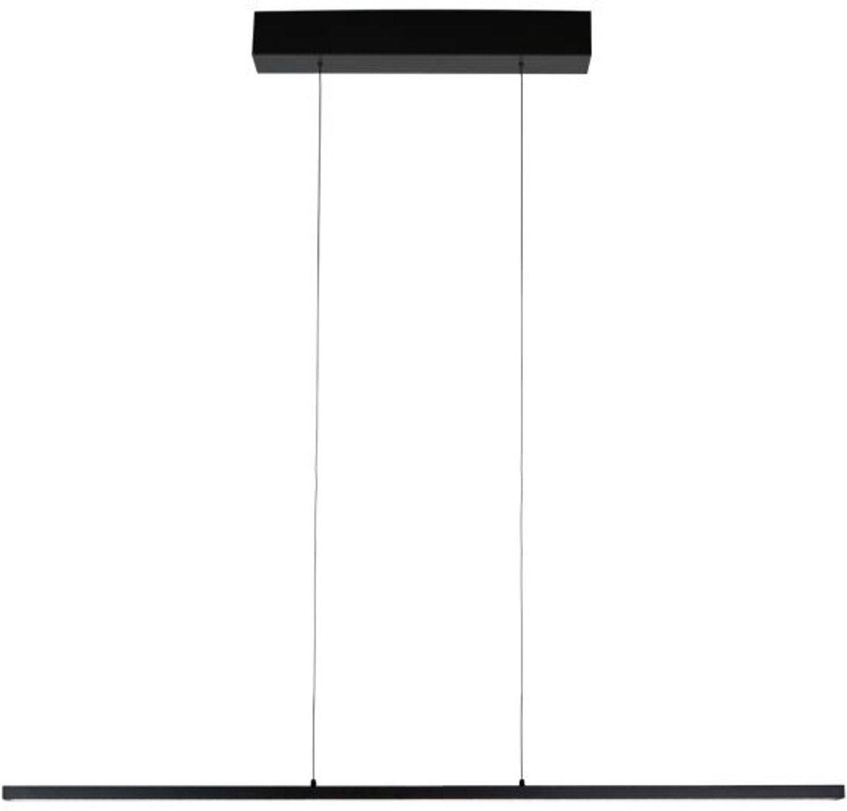 Steinhauer Bande LED Hanglamp – Zwart Metaal – Designlamp met Boven- en Onderlicht – Verstelbaar – Modern & Functioneel – 3-Lichts – 3800 Lumen