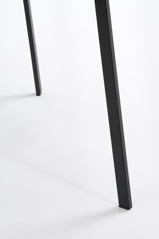 Mica Decorations Seatle Bijzettafel voor Buiten - H38 x Ø58 cm - Metaal - Zwart