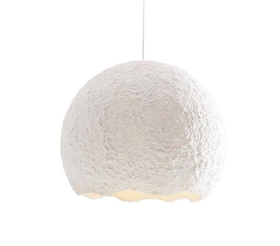 Nest Hanglamp - Aluminium & Papier-pulp - 220V - 13W - Verstelbare Hoogte - Wit
